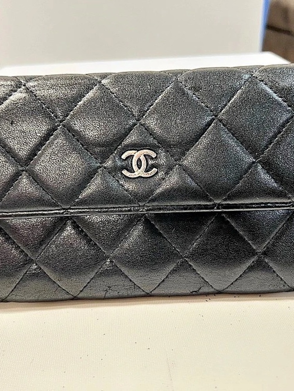 Chanel Classic Long Flap Wallet Black